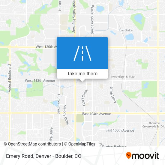 Mapa de Emery Road