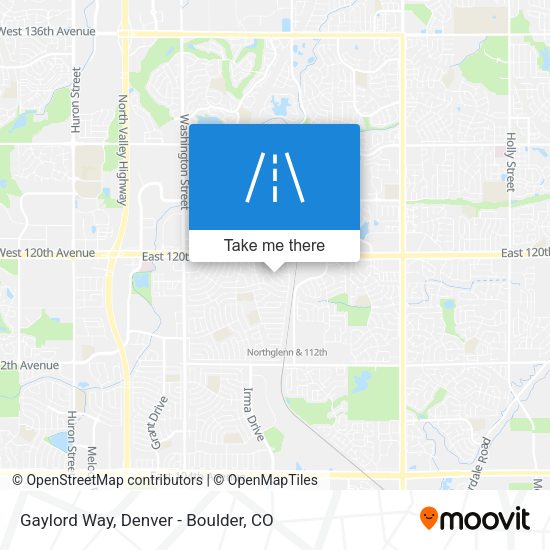 Mapa de Gaylord Way