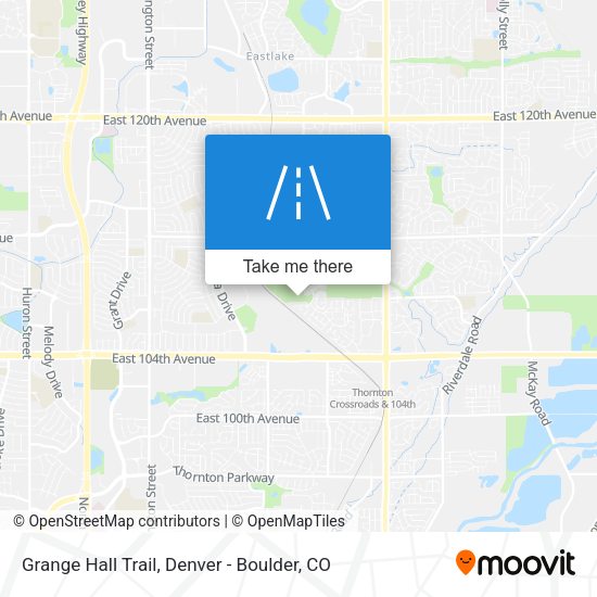 Grange Hall Trail map