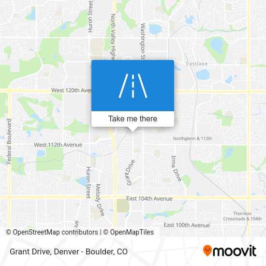 Mapa de Grant Drive