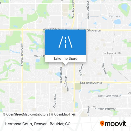Hermosa Court map