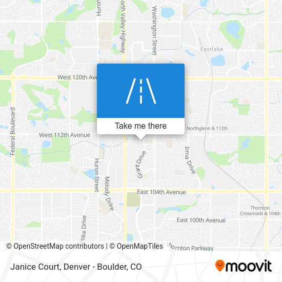 Janice Court map