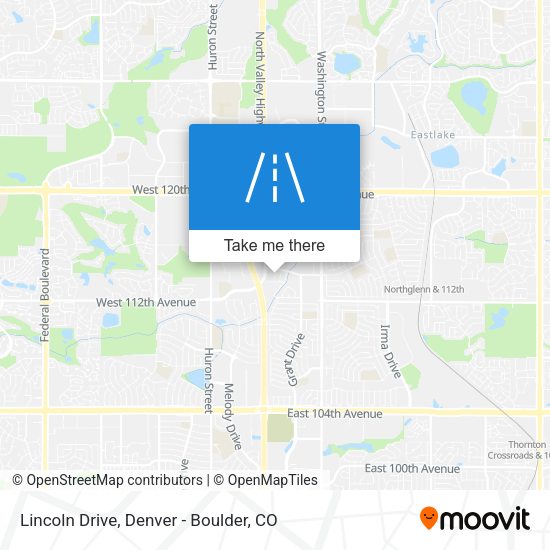 Lincoln Drive map