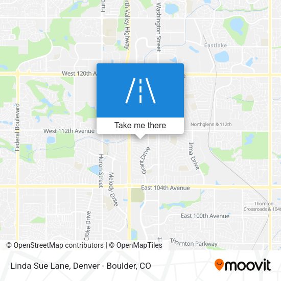 Linda Sue Lane map