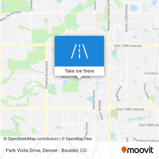 Park Vista Drive map
