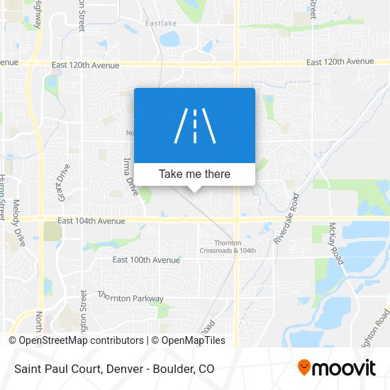Mapa de Saint Paul Court