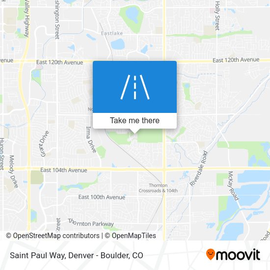 Mapa de Saint Paul Way