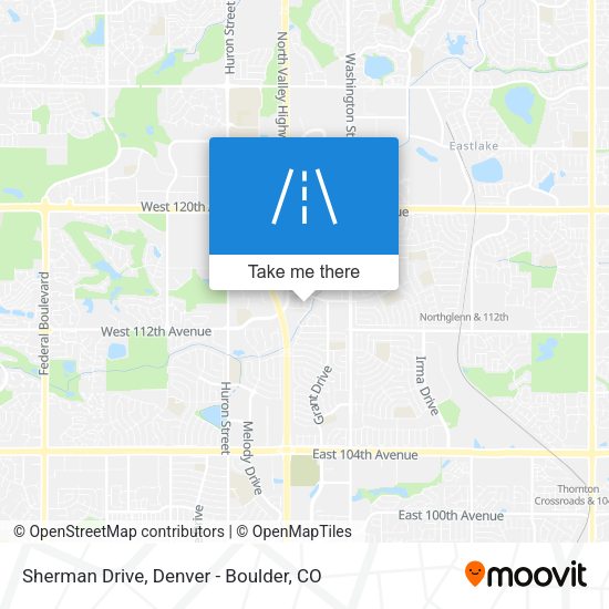 Sherman Drive map