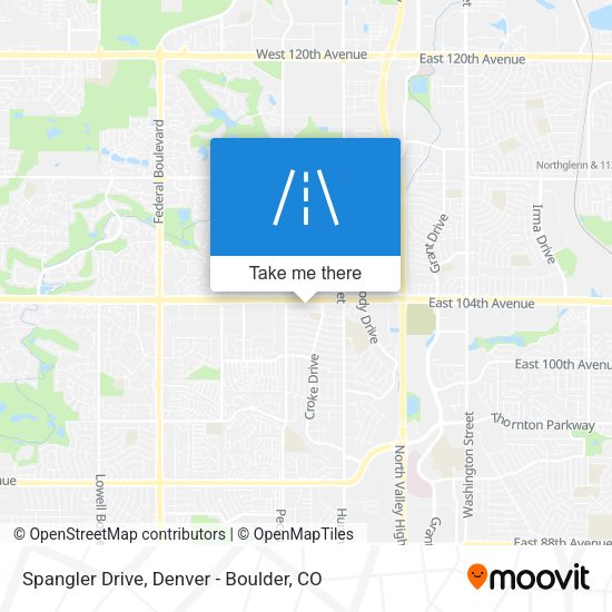 Mapa de Spangler Drive