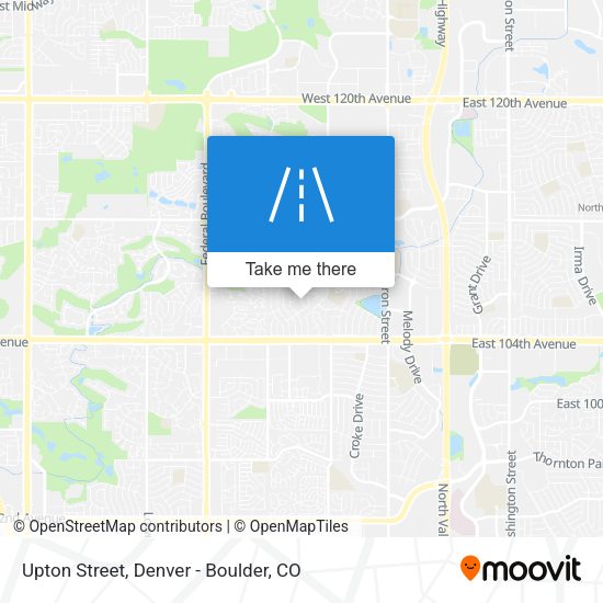 Mapa de Upton Street