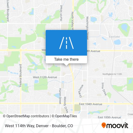 Mapa de West 114th Way