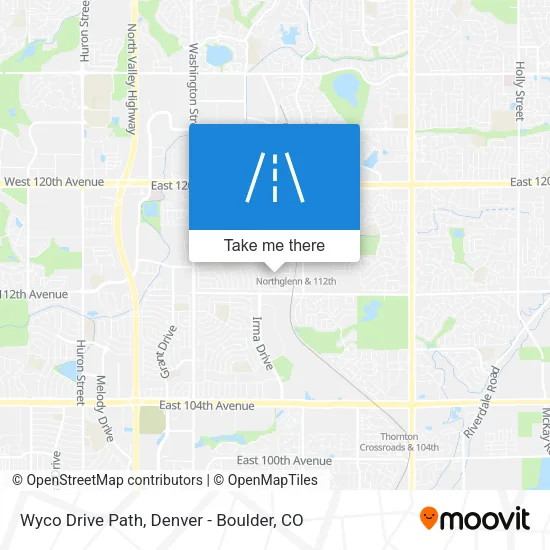 Wyco Drive Path map