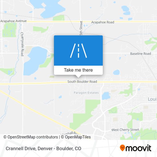 Crannell Drive map