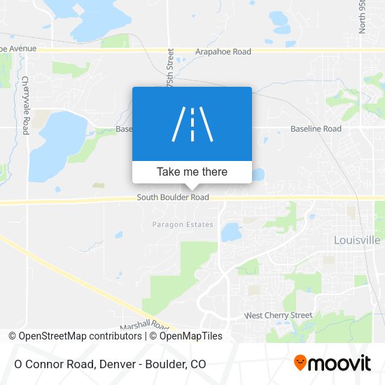 O Connor Road map