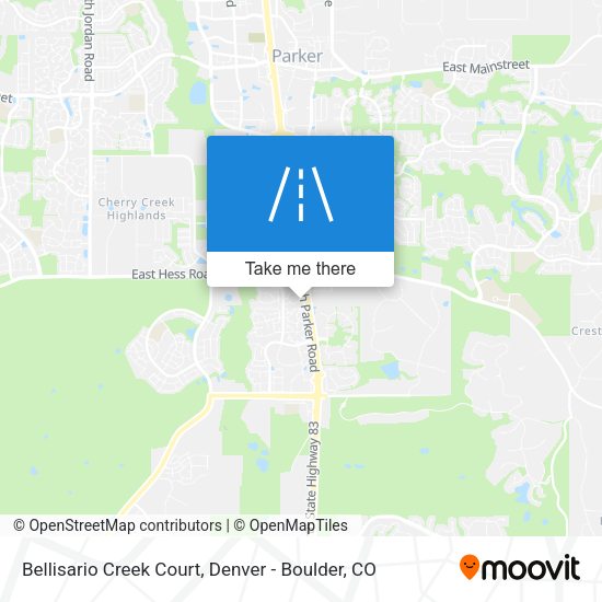 Bellisario Creek Court map
