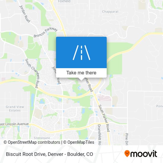 Biscuit Root Drive map