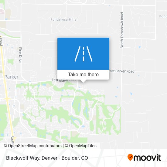 Blackwolf Way map