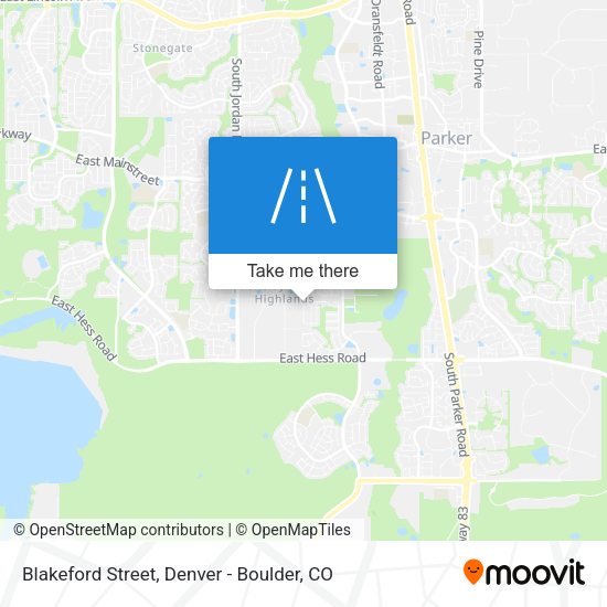 Blakeford Street map