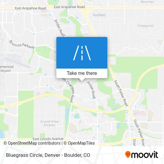 Bluegrass Circle map