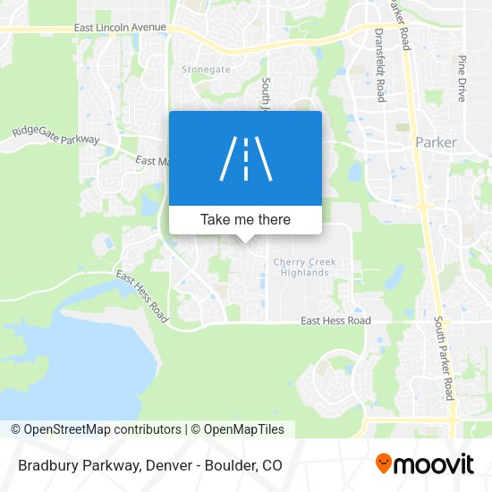 Mapa de Bradbury Parkway
