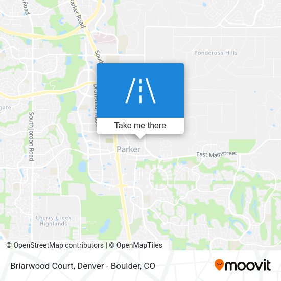 Briarwood Court map