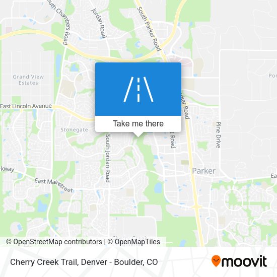 Cherry Creek Trail map
