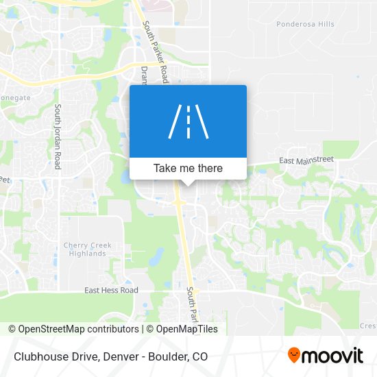 Clubhouse Drive map