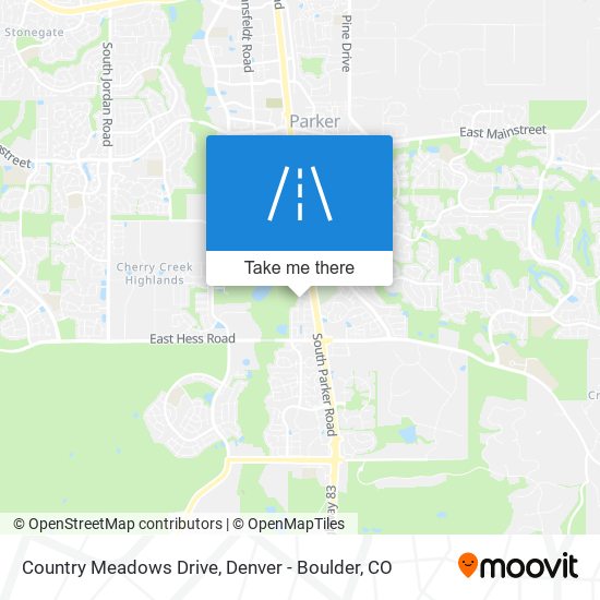 Country Meadows Drive map