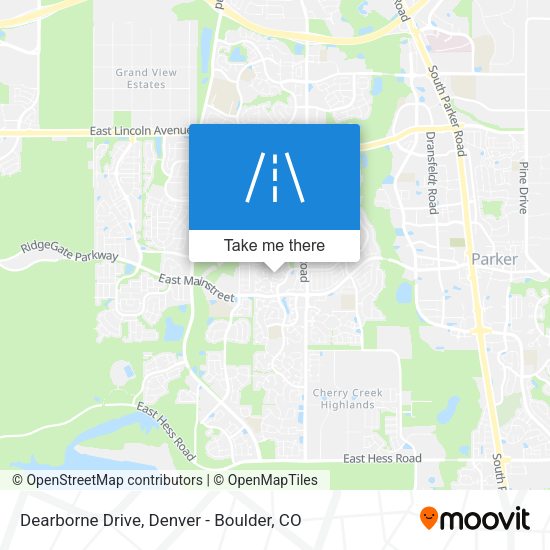 Dearborne Drive map