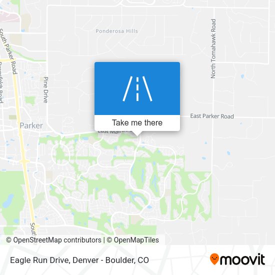 Mapa de Eagle Run Drive