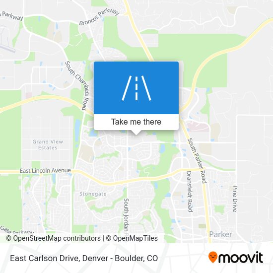 East Carlson Drive map