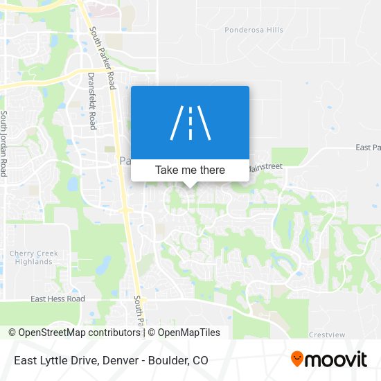 East Lyttle Drive map