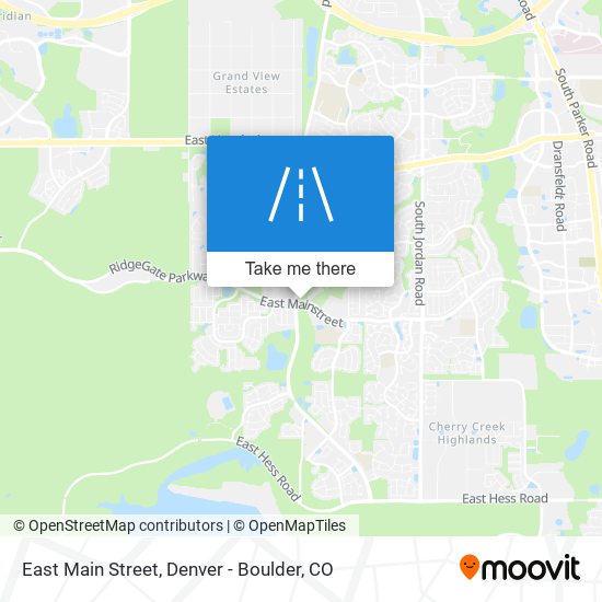 Mapa de East Main Street
