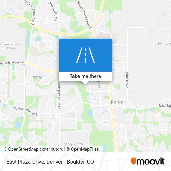 East Plaza Drive map