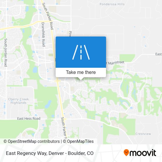 East Regency Way map
