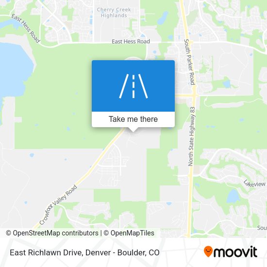 East Richlawn Drive map