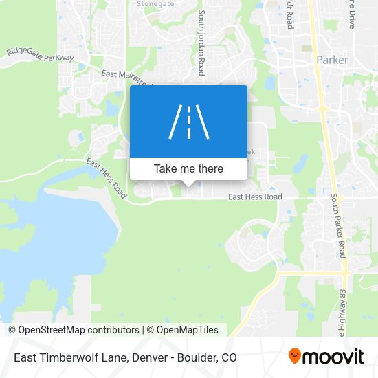 East Timberwolf Lane map