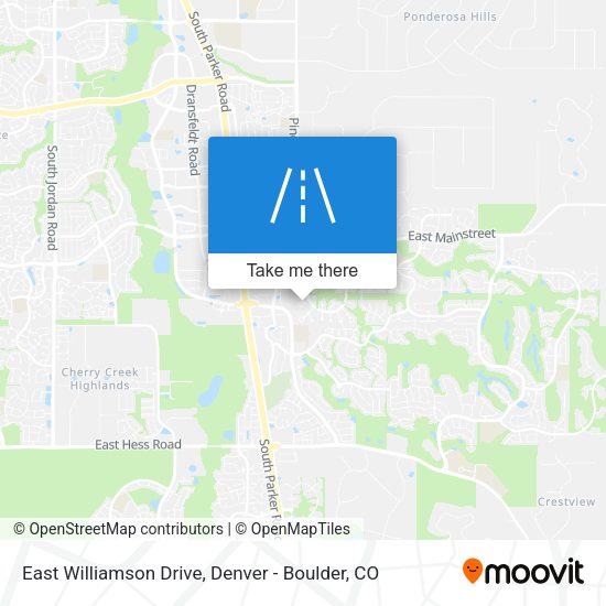 East Williamson Drive map