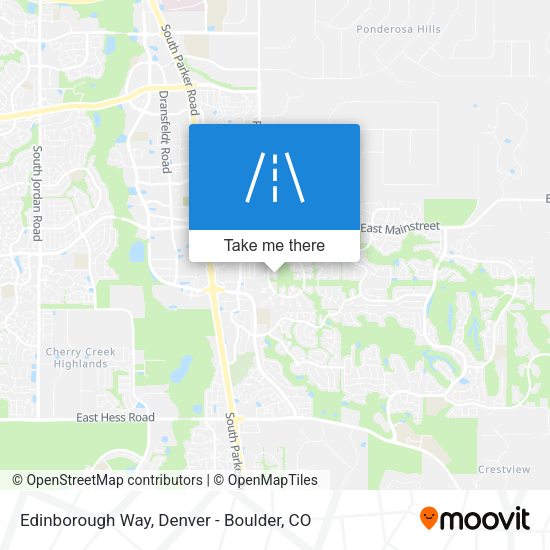 Mapa de Edinborough Way