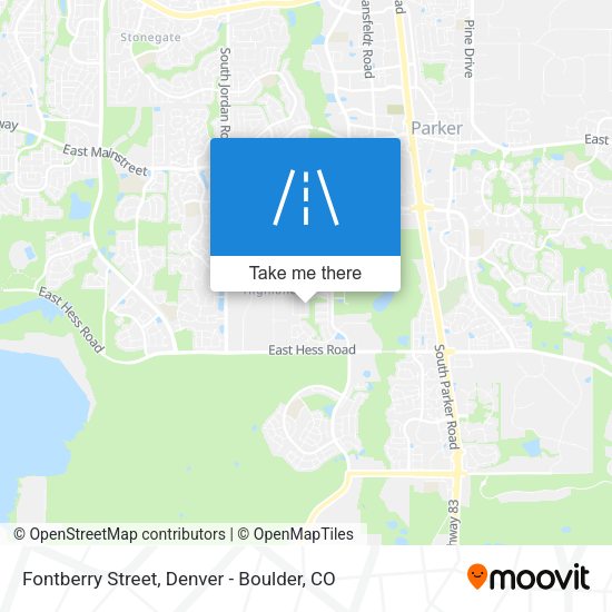 Fontberry Street map