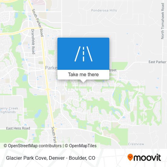 Glacier Park Cove map
