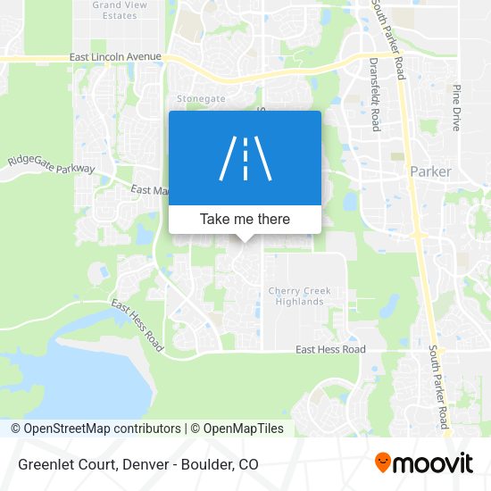 Greenlet Court map
