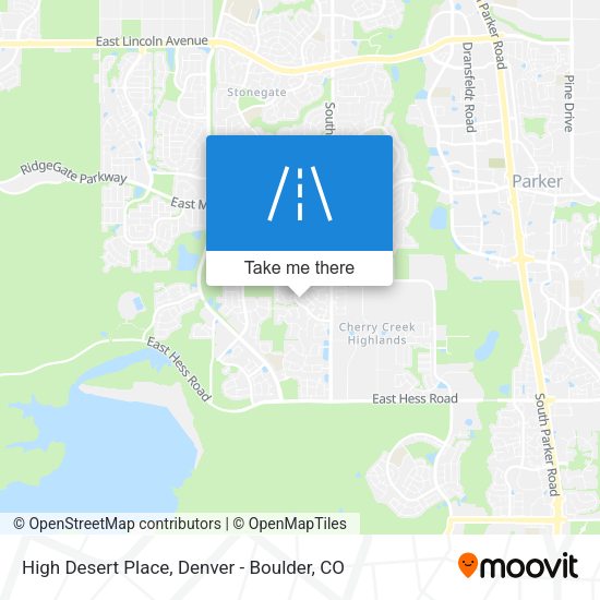 High Desert Place map