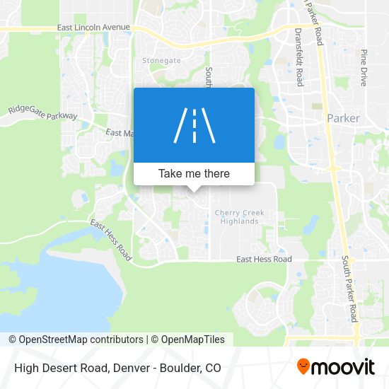Mapa de High Desert Road