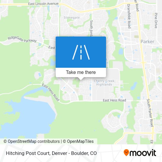 Hitching Post Court map