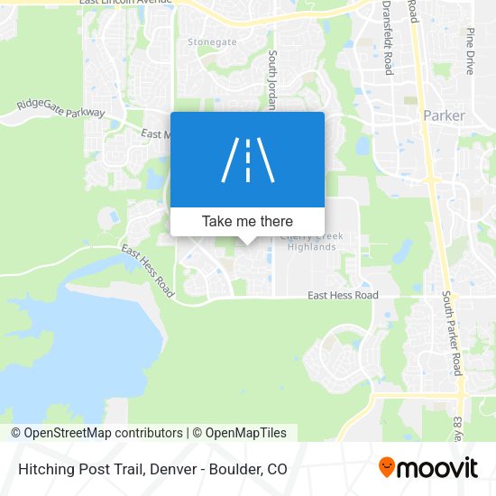 Hitching Post Trail map