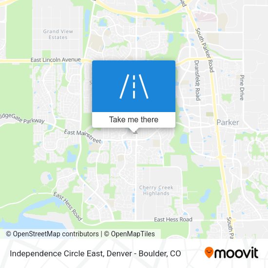 Independence Circle East map