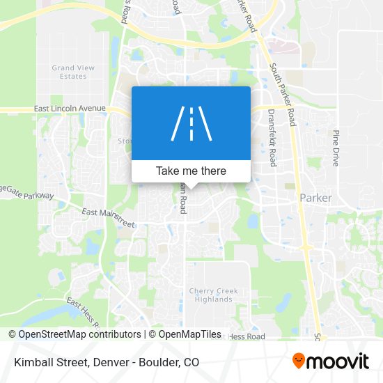 Mapa de Kimball Street