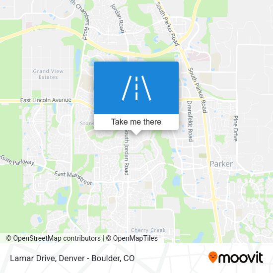 Mapa de Lamar Drive
