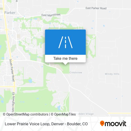 Mapa de Lower Prairie Voice Loop